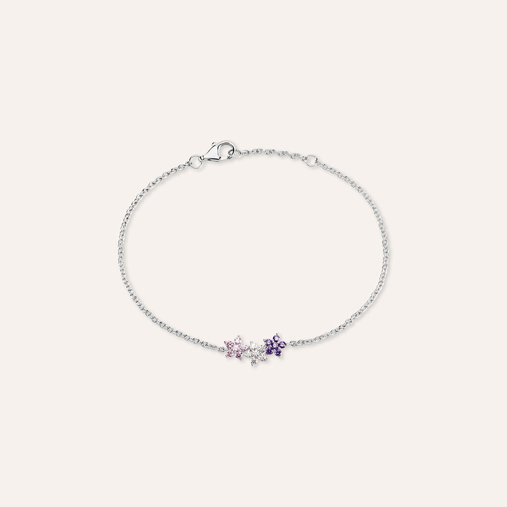 Bracciale Silver Shine Argento Rodiato Cubic Zirconia