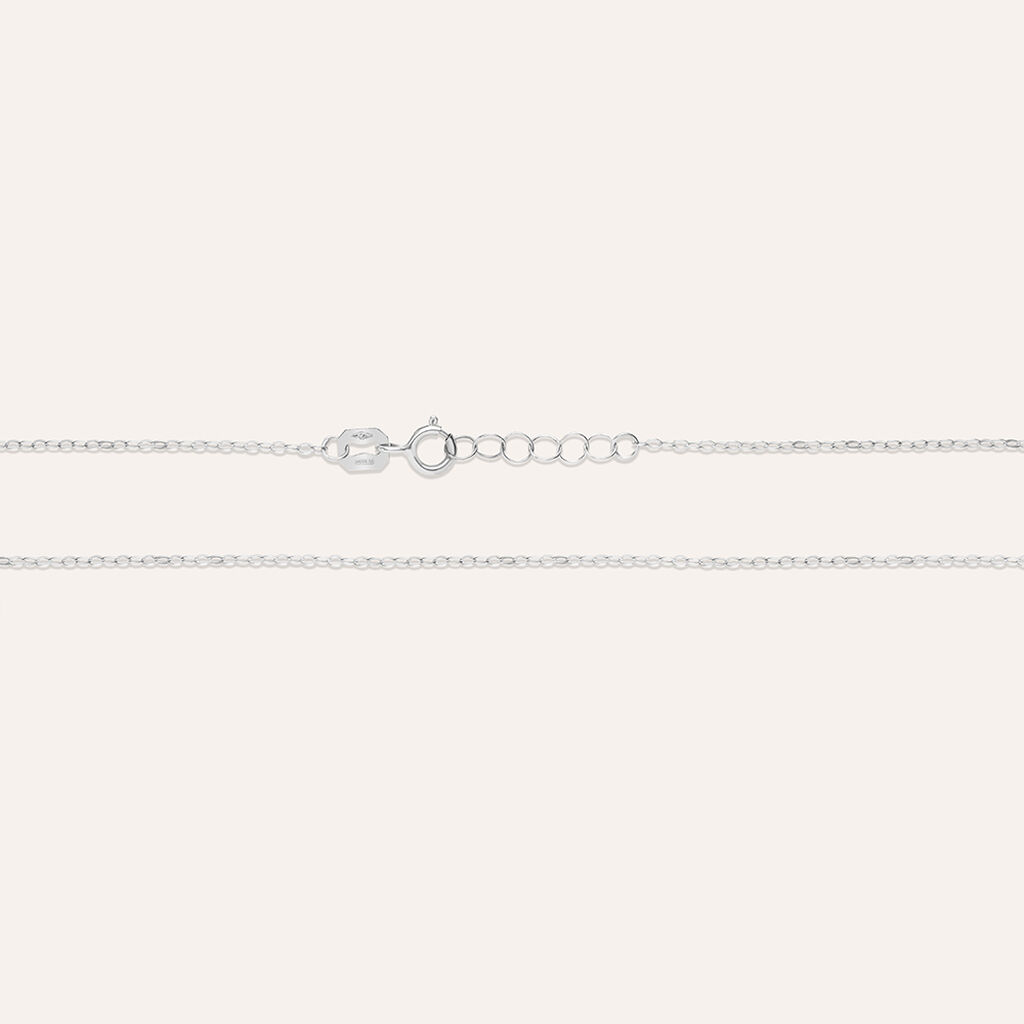 Collana Christelle Oro Bianco Cristallo - Collane Donna | Stroili