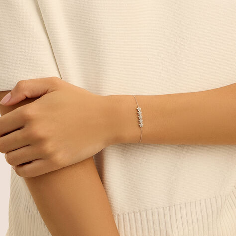 Bracciale Claire Oro Bianco Cubic Zirconia - Bracciali Amicizia Donna | Stroili