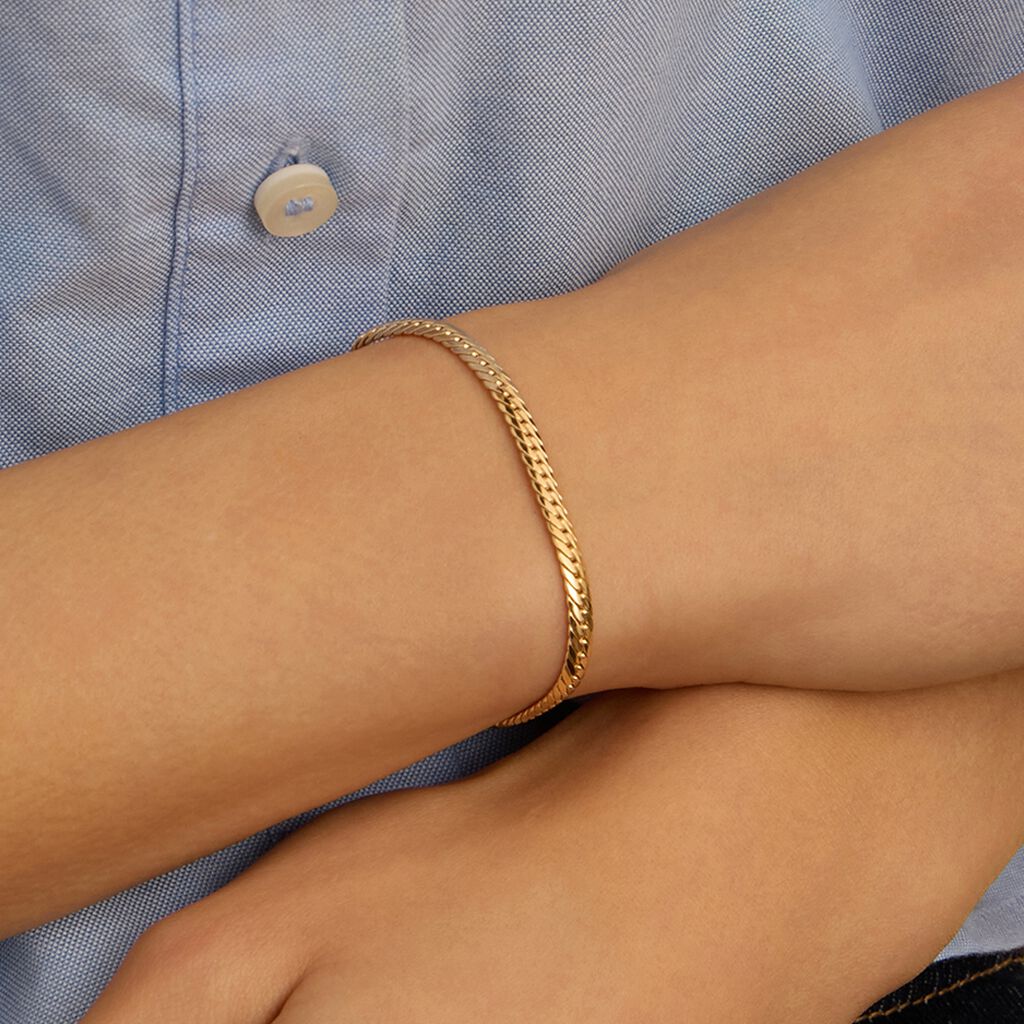 Bracciale Catena Gold Essence Oro Giallo