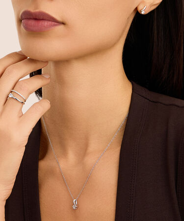 Anello Solitario Silver Elegance Argento Rodiato Cubic Zirconia