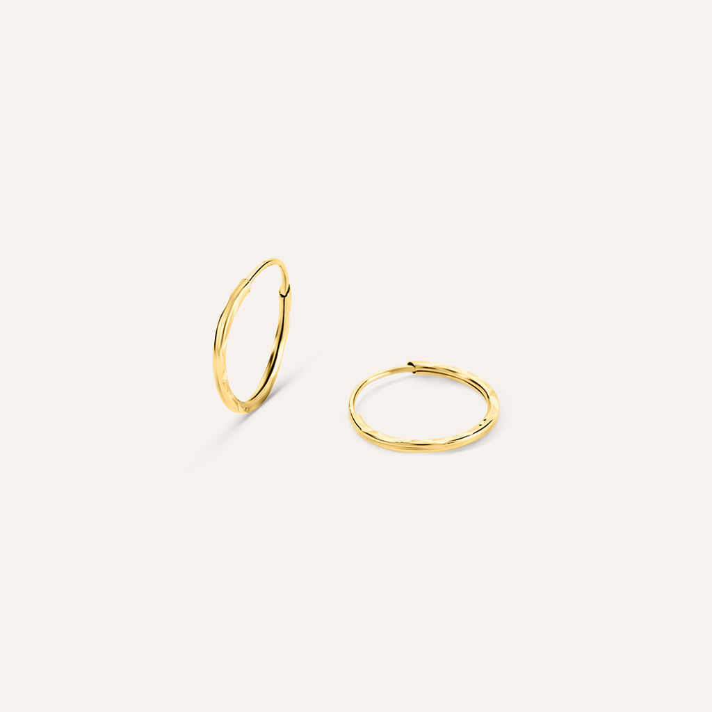 Orecchini A Cerchio Toujours Oro Bianco