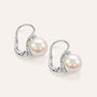 Orecchini Pendenti Silver Pearls Argento Rodiato Perla sintentica Cubic Zirconia