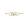 Anello Trilogy Claire Oro Giallo Cubic Zirconia