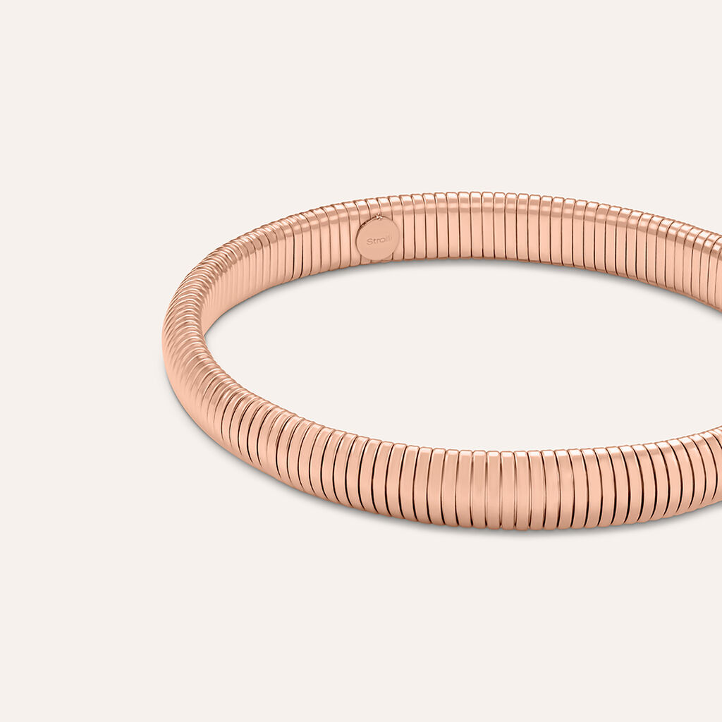 Bracciale Tubogas Lady Code Acciaio Rosa - Bracciali Donna | Stroili