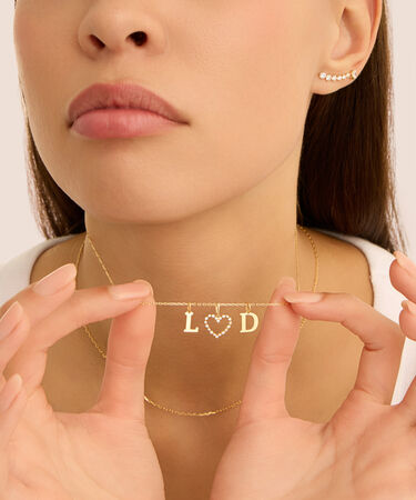 Orecchini Lobo Bon Ton Oro Giallo Cubic Zirconia