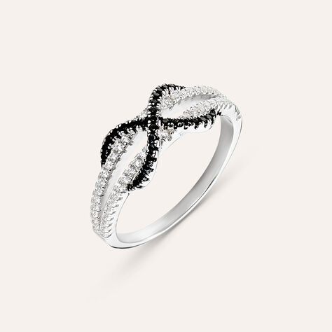 Anello Fantasia Silver Shine Argento Rodiato Cubic Zirconia - Anelli con Pietre Donna | Stroili
