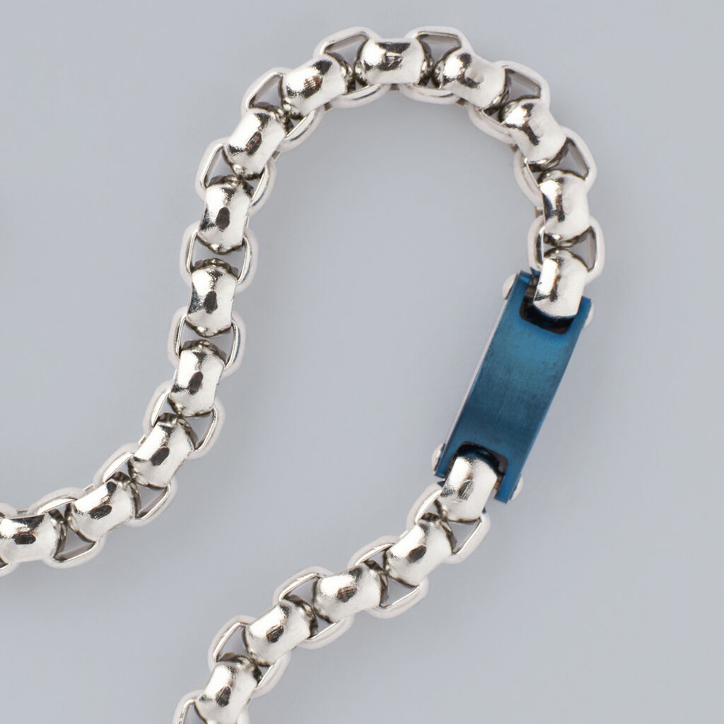 Bracciale Man Code Acciaio Bicolore