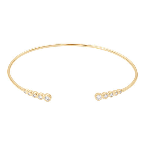 Bangle Golden Dream Placcato Oro Giallo Cubic Zirconia - Bracciali Rigidi Donna | Stroili