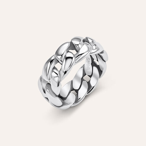 Anello Fascia Man Code Acciaio - Anelli Moderni Uomo | Stroili