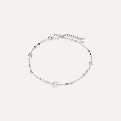 Bracciale Silver Pearls Argento Rodiato Perla sintentica - Bracciali Donna | Stroili