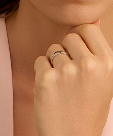 Anello Fedina Silver Collection Argento Rodiato