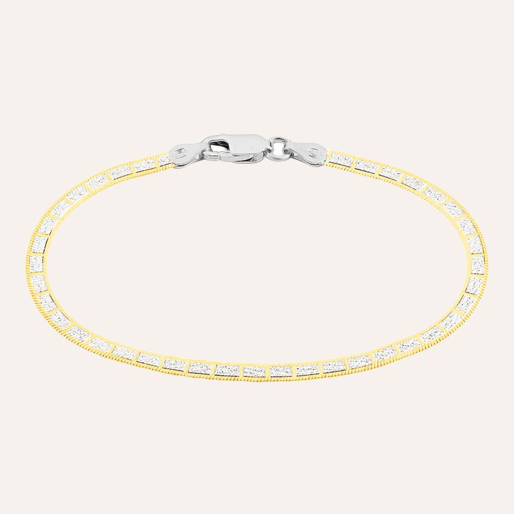 Bracciale Catena Silver Collection Argento Dorato