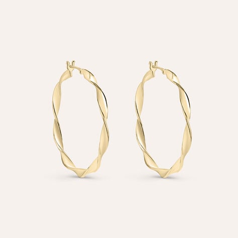Orecchini A Cerchio Golden Dream Placcato Oro Giallo - Orecchini a Cerchio Donna | Stroili