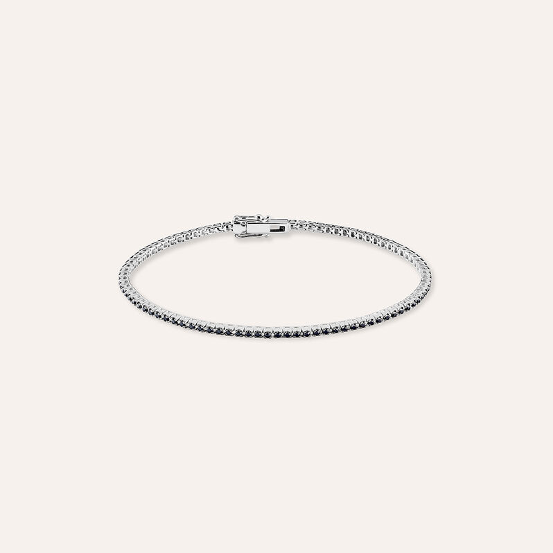 Bracciale Tennis Sophia Oro Bianco Diamante - Bracciali Tennis Donna | Stroili