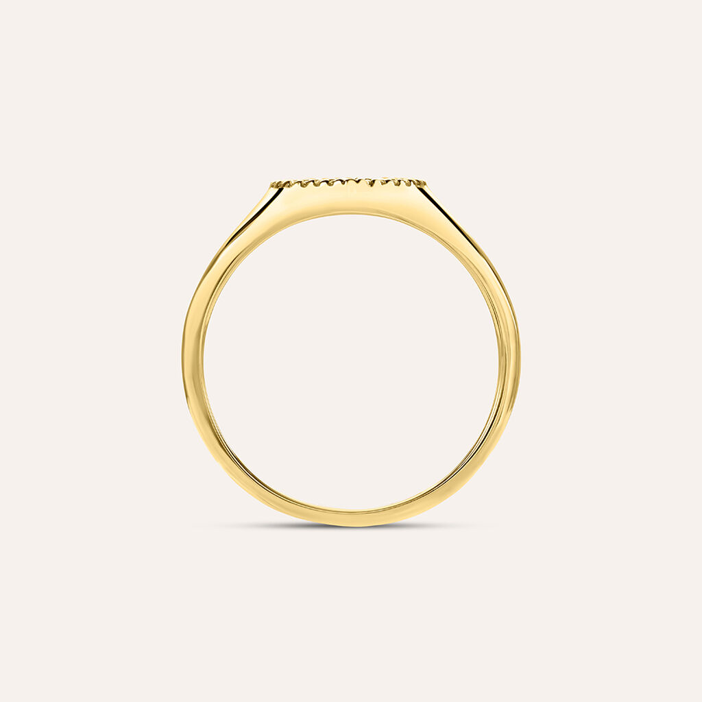 Anello Chevalier Beverly Oro Giallo Madreperla Cubic Zirconia - Anelli Chevalier Donna | Stroili