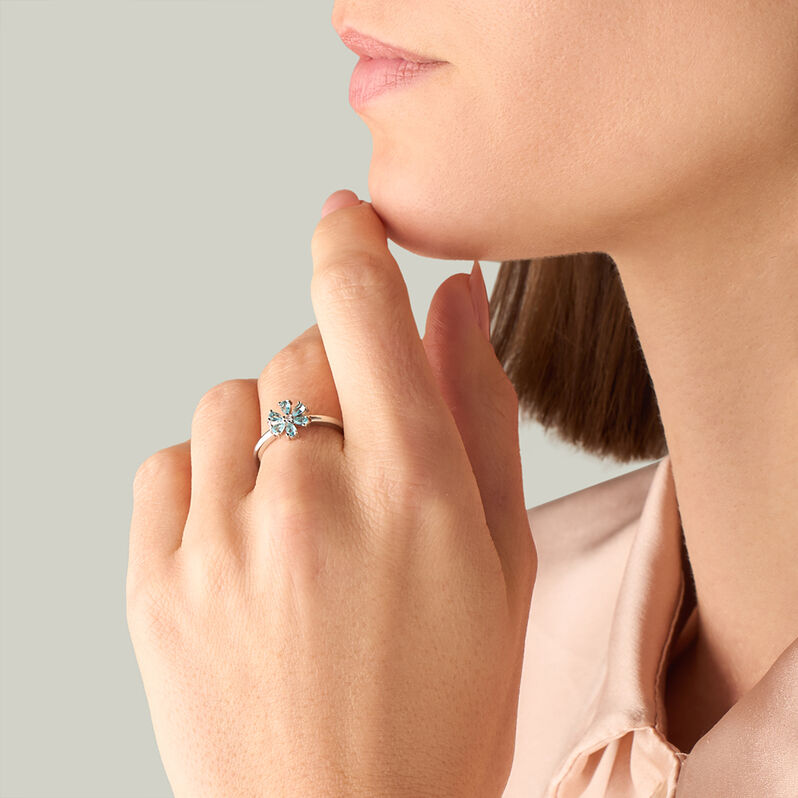 Anello Fantasia Romantic Shine Ottone Cristallo - Anelli con Pietre Donna | Stroili