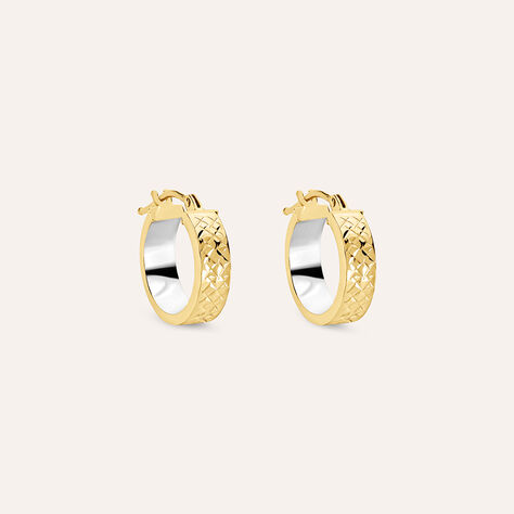 Orecchini A Cerchio Toujours Oro Bicolore - Orecchini a Cerchio Donna | Stroili