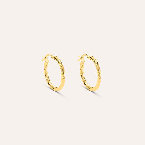 Orecchini A Cerchio Toujours Oro Giallo - Orecchini a Cerchio Donna | Stroili