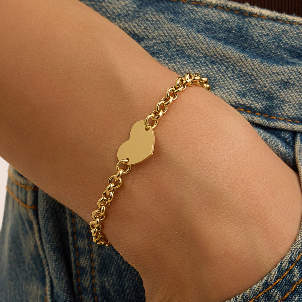 Bracciale Silver Collection Argento Dorato