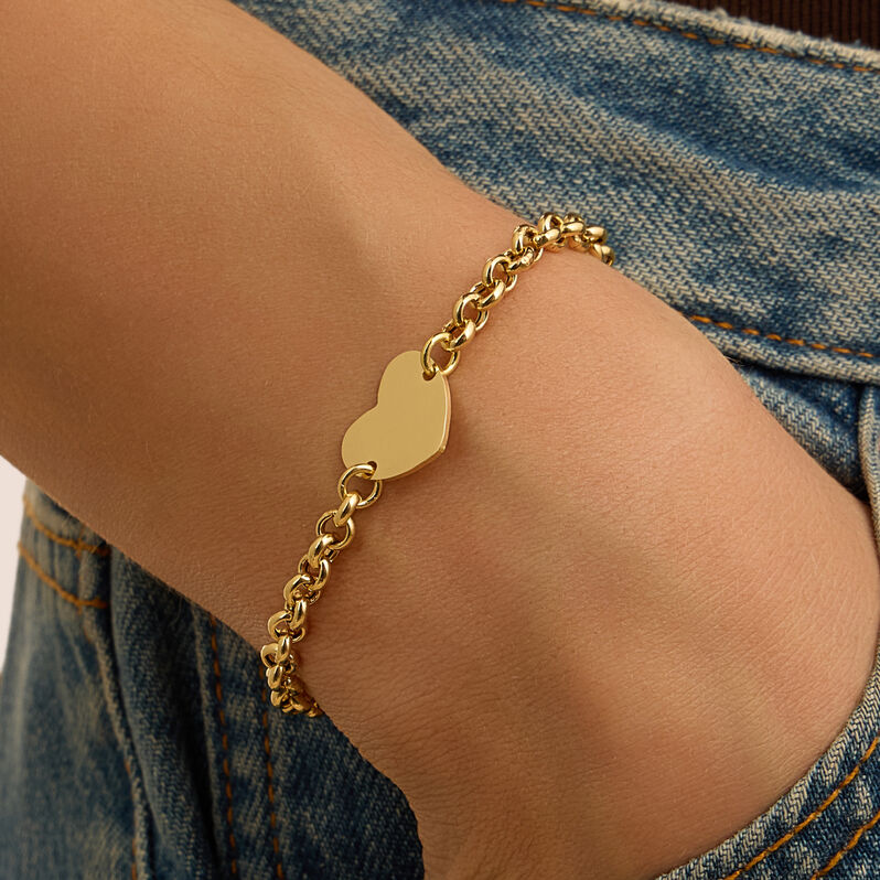 Bracciale Silver Collection Argento Dorato - Bracciali Love Donna | Stroili