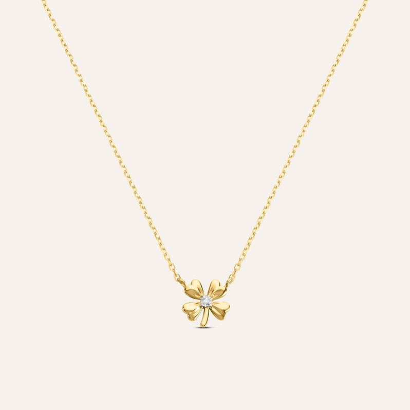 Collana Mon Petit Oro Bicolore Diamante - Collane Bambino | Stroili