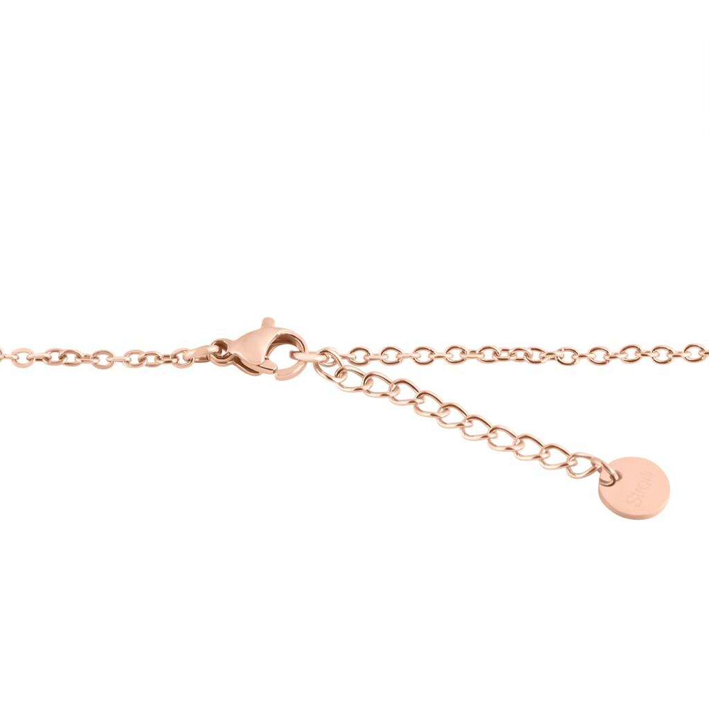 Collana Lady Sweet Acciaio Rosa Cristallo - Collane Donna | Stroili