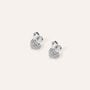 Orecchini Lobo Silver Baby Argento Rodiato Cubic Zirconia