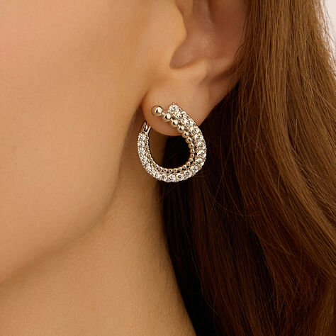Orecchini Lobo Silver Shine Argento Rodiato Cubic Zirconia - Gioielli Donna | Stroili