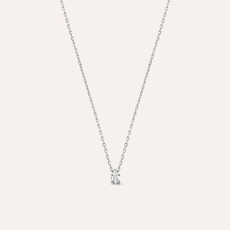 Collana Punto Luce Grace Oro Bianco Diamante - Collane Punto Luce Donna | Stroili