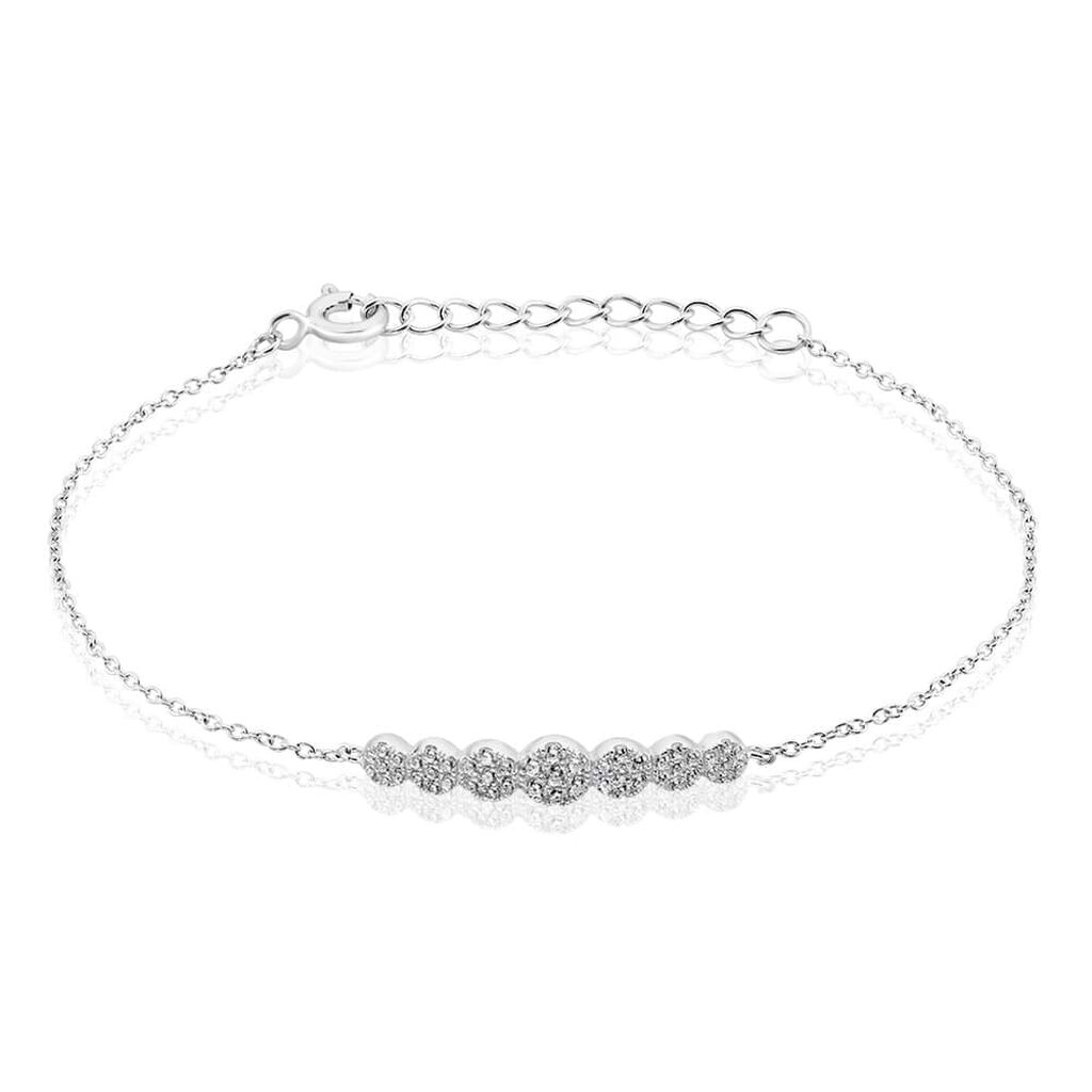 Bracciale Silver Shine Argento Rodiato Cubic Zirconia