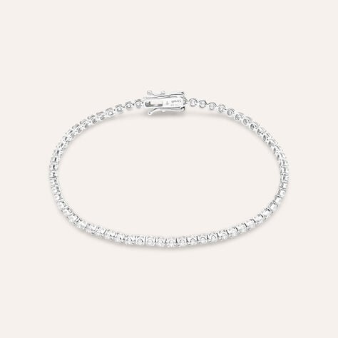 Bracciale Tennis Diamade Oro Bianco Diamante Lab-Grown - Bracciali Tennis Donna | Stroili