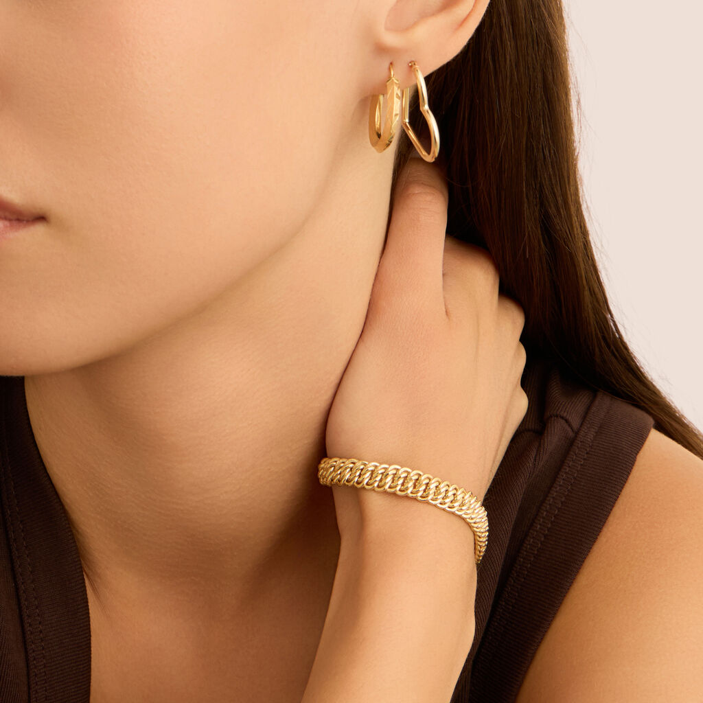 Orecchini A Cerchio Toujours Oro Giallo