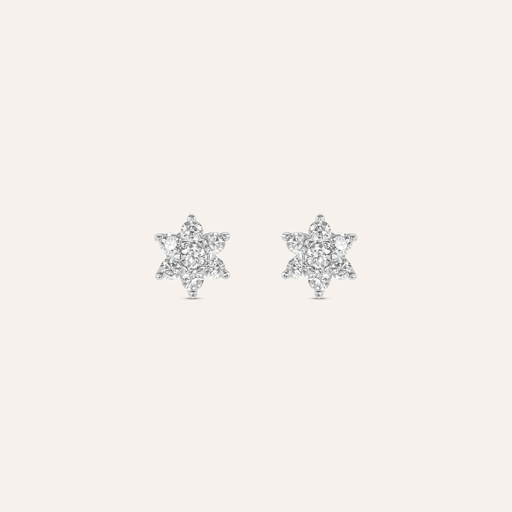 Orecchini Lobo Silver Elegance Argento Rodiato Cubic Zirconia - Orecchini a Lobo Donna | Stroili