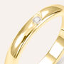 Fede Classica 3.1 mm Oro Giallo Diamante