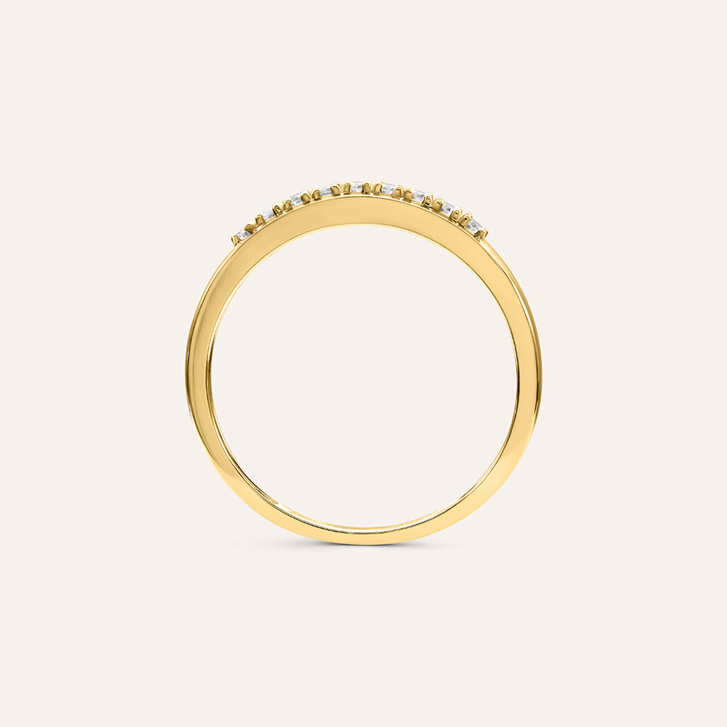 Anello Riviere Firmamenti Oro Giallo Diamante - Anelli Riviere Donna | Stroili