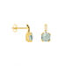 Orecchini Lobo Punto Luce Amélie Oro Giallo Ametista Cubic Zirconia - Orecchini a Lobo Donna | Stroili