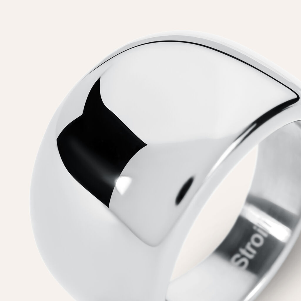 Anello Fascia Lady Code Acciaio - Anelli Moderni Donna | Stroili