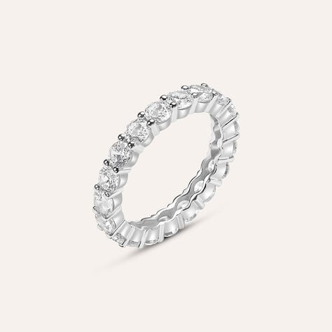 Anello Riviere Claire Oro Bianco Cubic Zirconia - Anelli Riviere Donna | Stroili