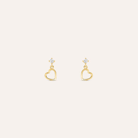 Orecchini Lobo Bon Ton Oro Giallo Cubic Zirconia - Orecchini a Lobo Donna | Stroili