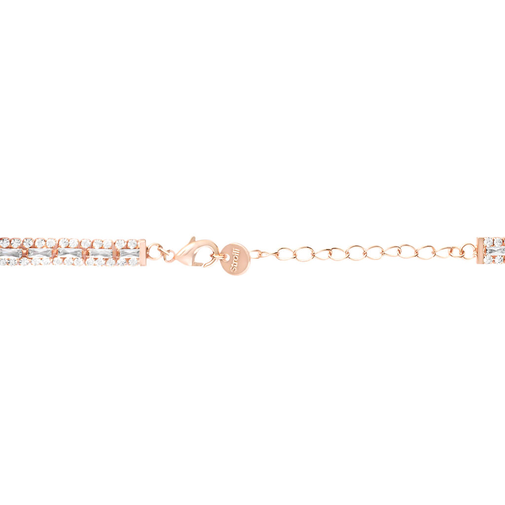 Collana Tennis Romantic Shine Metallo Rosa Cristallo - Collane Choker Donna | Stroili