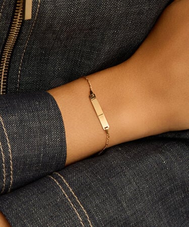 Bracciale Con Targhetta Religious Gold Oro Giallo