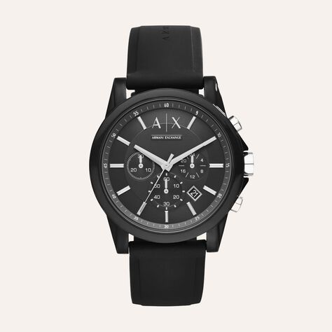 TAPORT Orologio Al Quarzo Con Cinturino In Silicone Nero | Quadrante 3,5 Cm | Regalo Per Bambini, Ragazzi E Adulti | Batteria Di Ricambio Inclusa