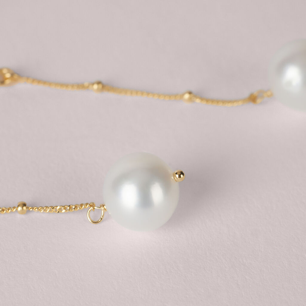 Orecchini Pendenti Gabrielle Oro Giallo Perla D'Acqua Dolce - Orecchini Pendenti Donna | Stroili