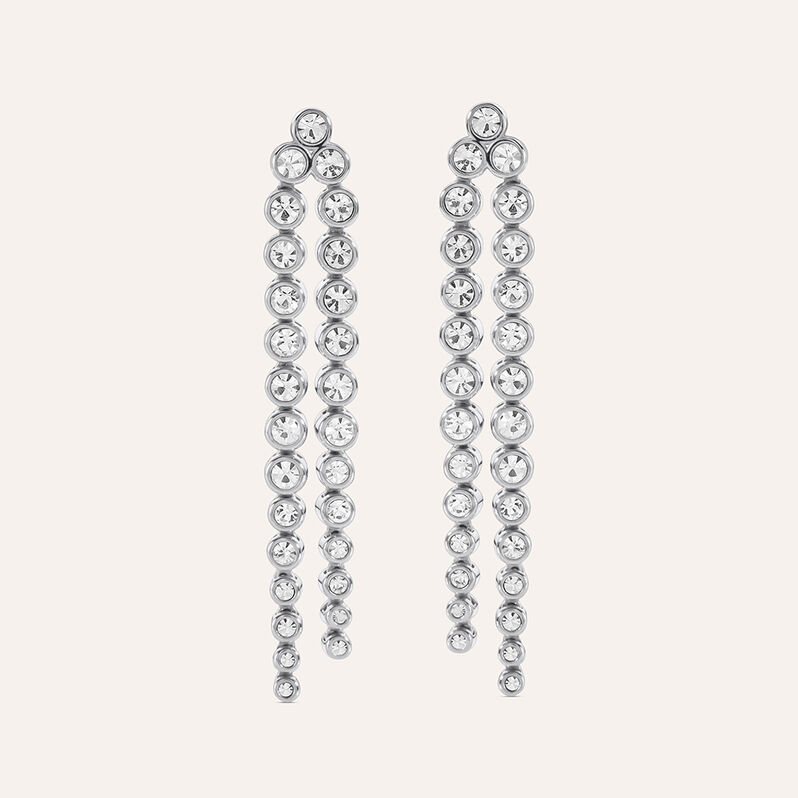 Orecchini Pendenti Aura Acciaio Cubic Zirconia - Orecchini Pendenti Donna | Stroili