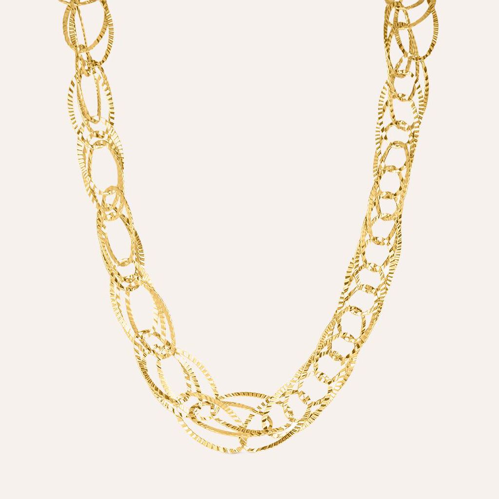 Catana In Oro Giallo 14K – Stile Cavo, Larghezza 2,3 Mm – Collana Moderna Per Ciondoli O Da Sola – Disponibile In 40,6, 55,9, 61 E 76,2 Cm – Confezione Regalo