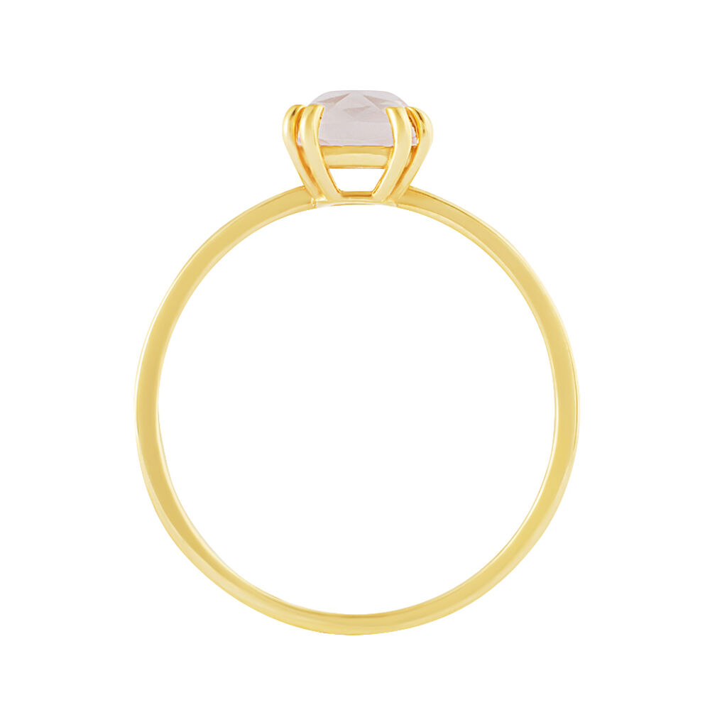 Anello Solitario Amélie Oro Giallo Quarzo - Anelli con Pietre Donna | Stroili