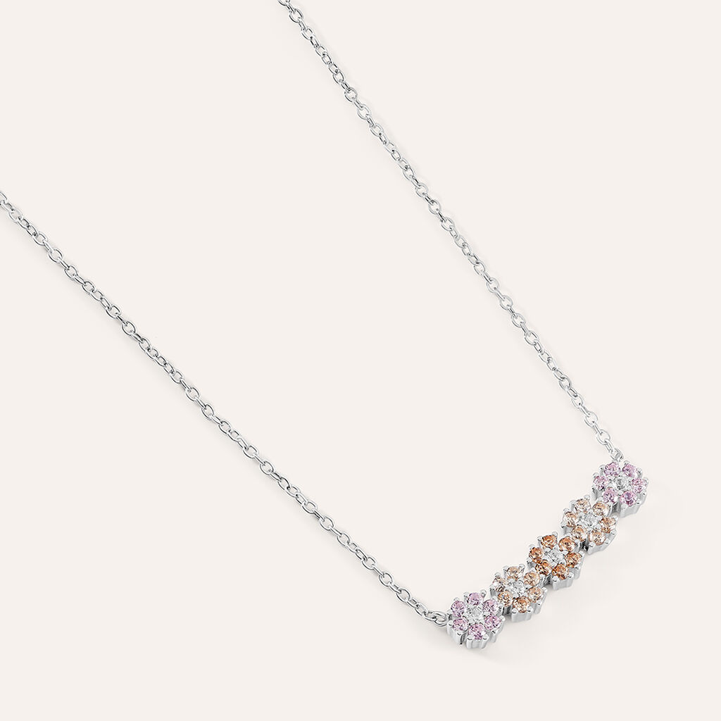 Collana Silver Shine Argento Rodiato Cubic Zirconia