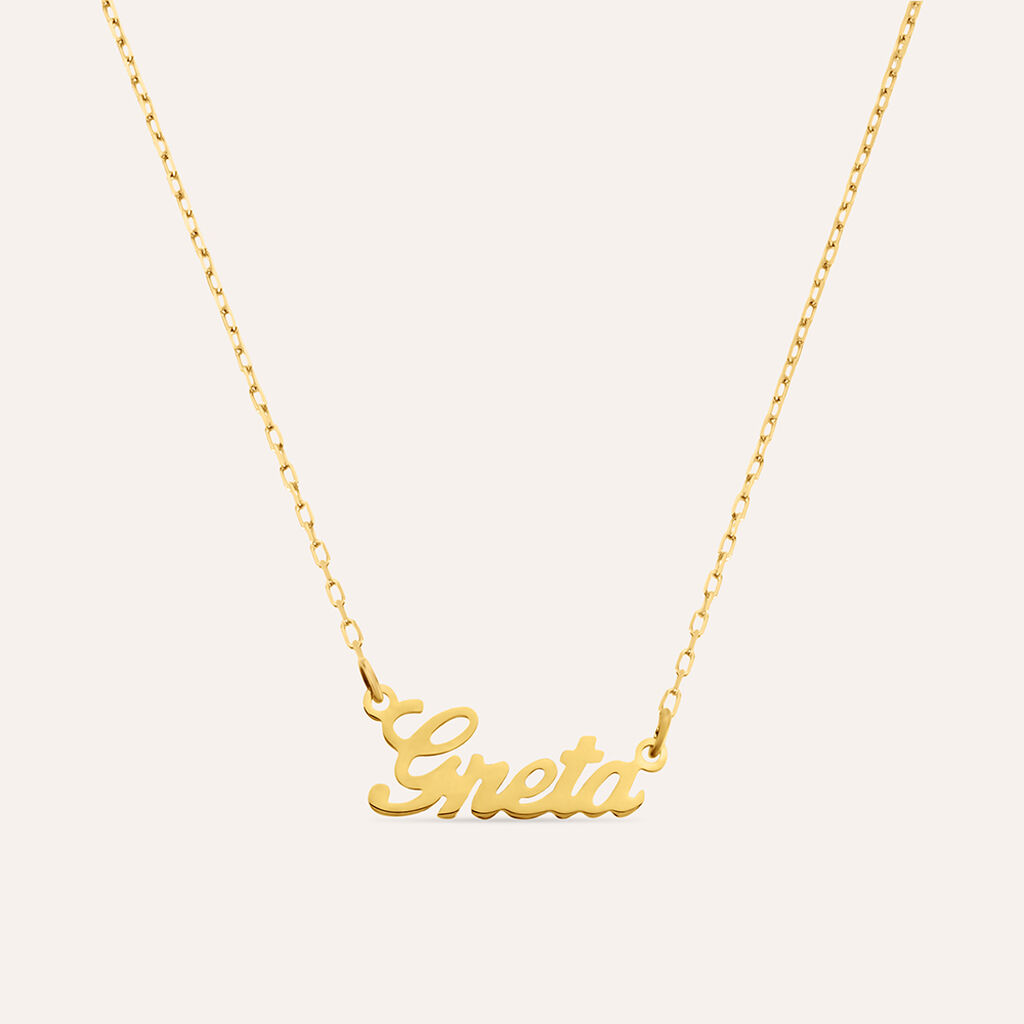 Collana Greta Gold Names Oro Giallo