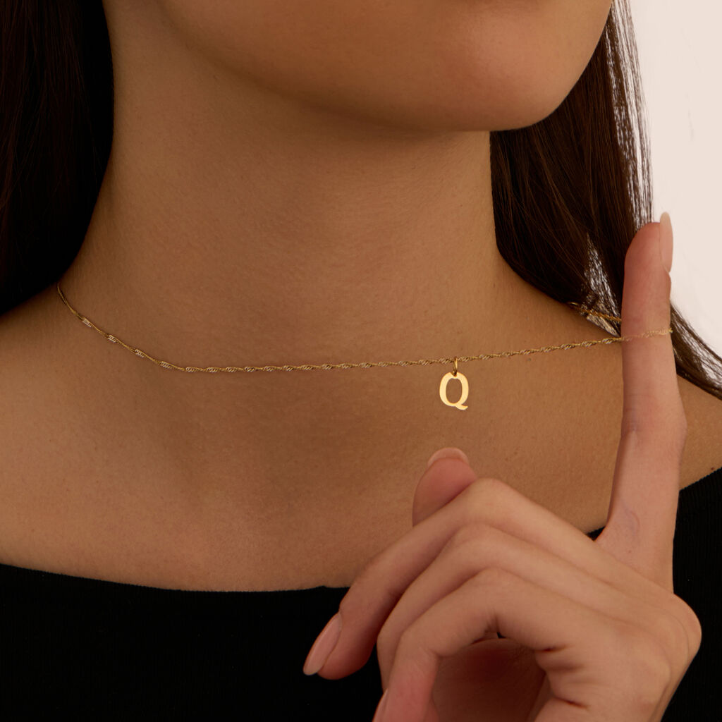 Pendente Poème Oro Giallo